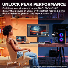 OMEN Transcend 31.5 inch UHD 240Hz OLED Gaming Monitor  - OMEN Transcend 32