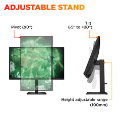 OMEN 27 inch QHD 180Hz Gaming Monitor - OMEN 27q G2 - 08