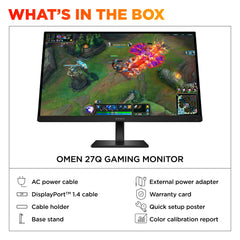 OMEN 27 inch QHD 180Hz Gaming Monitor - OMEN 27q G2 - 11