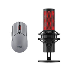 HyperX Bundle - QuadCast 2 + Pulsefire Haste 2 Pro Wireless Mouse