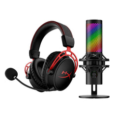 HyperX Bundle - Cloud Alpha Wireless Headset + QuadCast 2 S