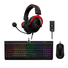 HyperX Bundle - Cloud II + Alloy Core RGB + Pulsefire Haste 2