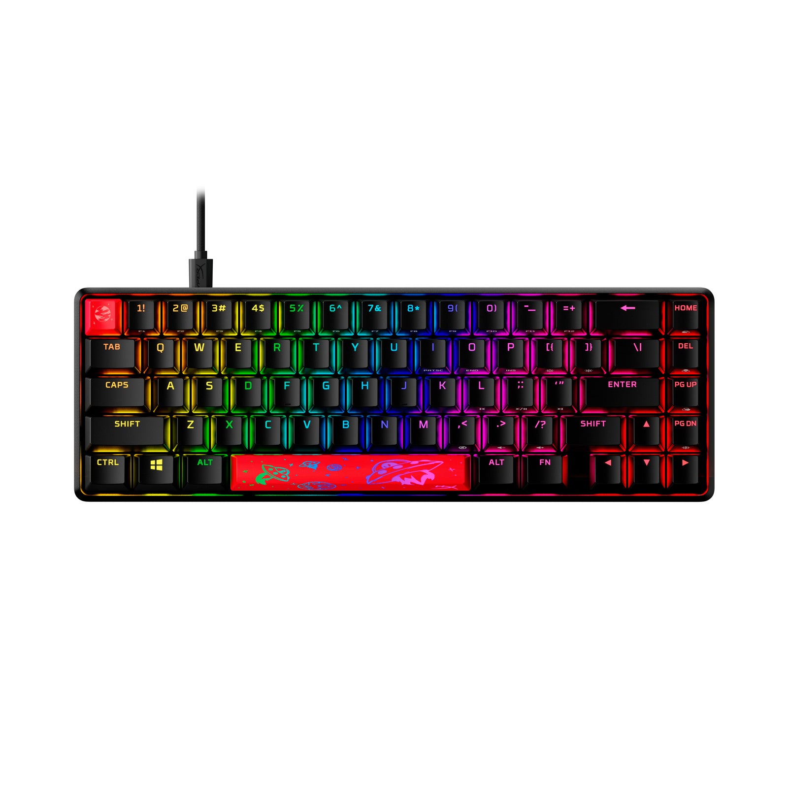 HyperX Alloy Origins 65 - Mechanical Gaming Keyboard - HX Red (US Layout) - 01