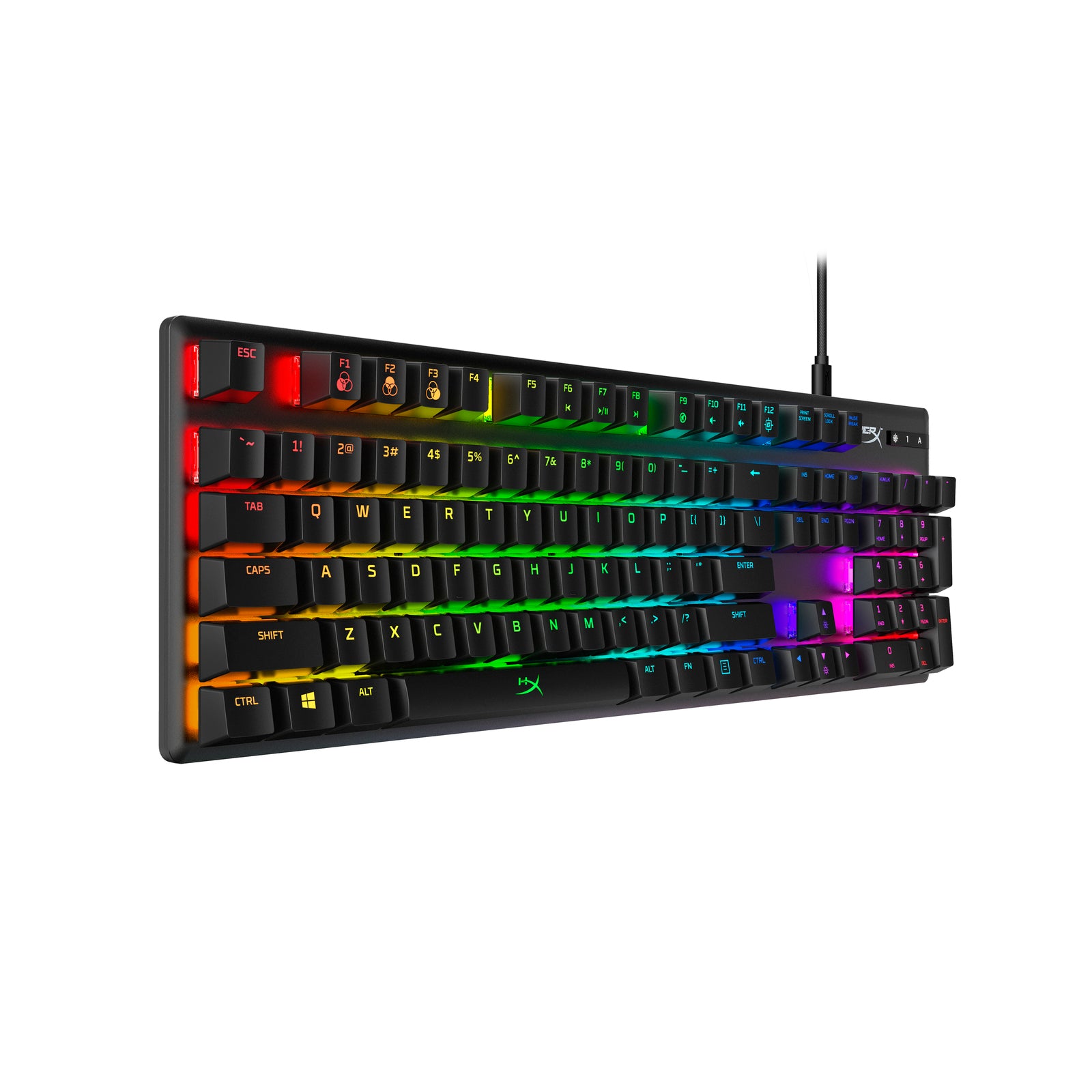 HyperX Alloy Origins - Mechanical Gaming Keyboard - HX Aqua (US Layout) - 02
