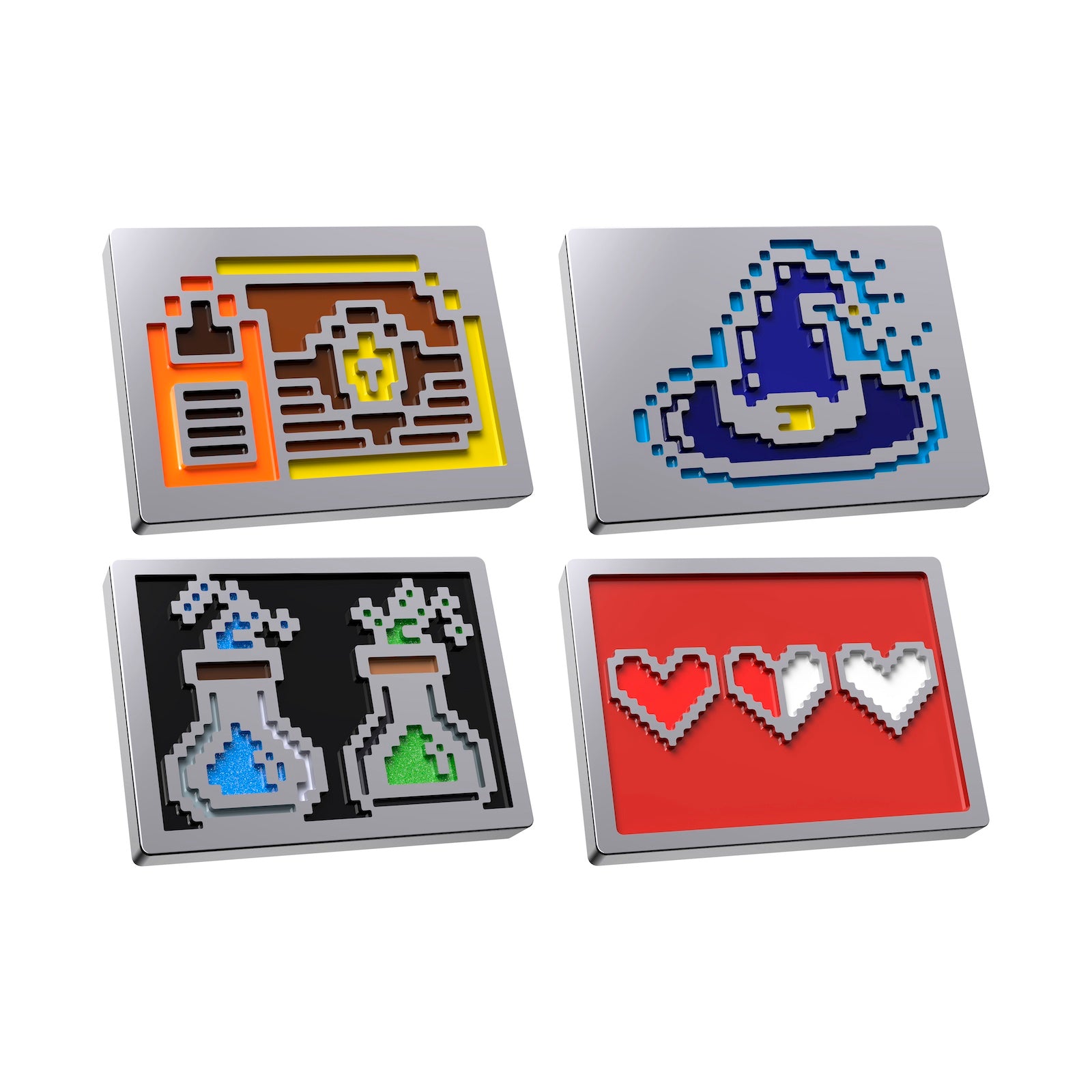 HyperX Badge Pack - 8 Bit Magnetic Badges - 02