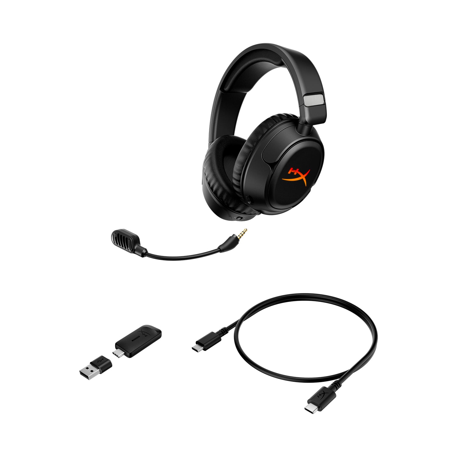 HyperX Cloud Flight 2 - Wireless Gaming Headset (White) - 19