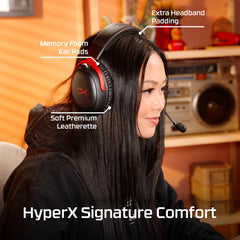 HyperX Cloud III S Wireless - Gaming Headset (Black) - 01