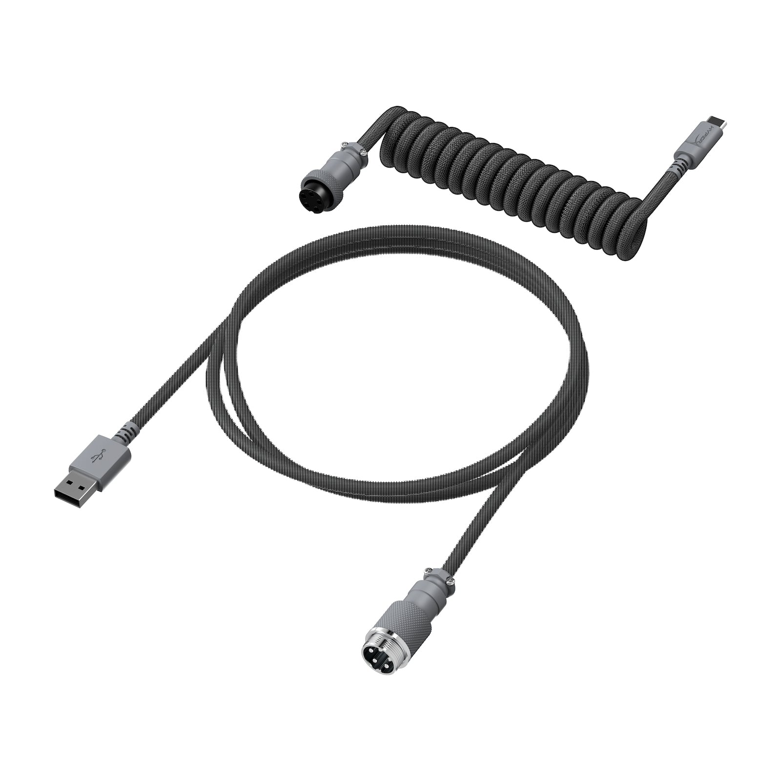 HyperX USB-C Coiled Cable Gray - 02