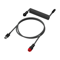 HyperX USB-C Coiled Cable Gray-Black - 02