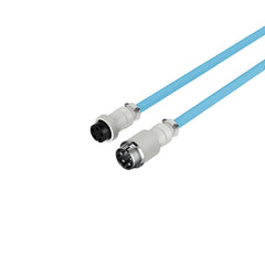 HyperX USB-C Coiled Cable Light Blue-White - 03