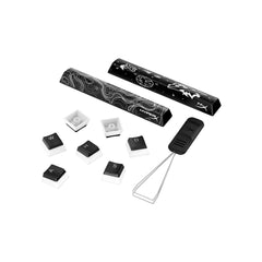 HyperX Pudding Keycaps 2 - Full Key Set - PBT - Black (US Layout) - 06