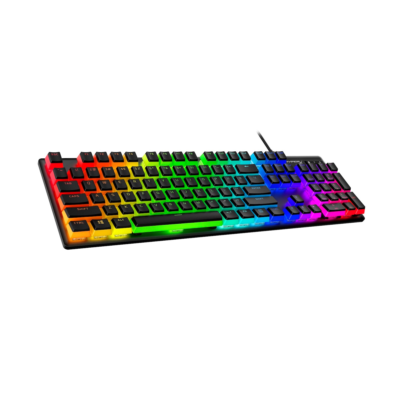 HyperX Pudding Keycaps 2 - Full Key Set - PBT - Black (US Layout) - 02