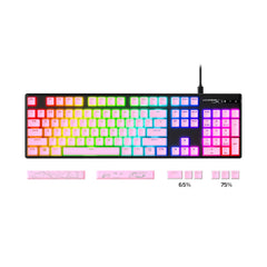 HyperX Pudding Keycaps 2 - Full Key Set - PBT - Pink (US Layout) - 04