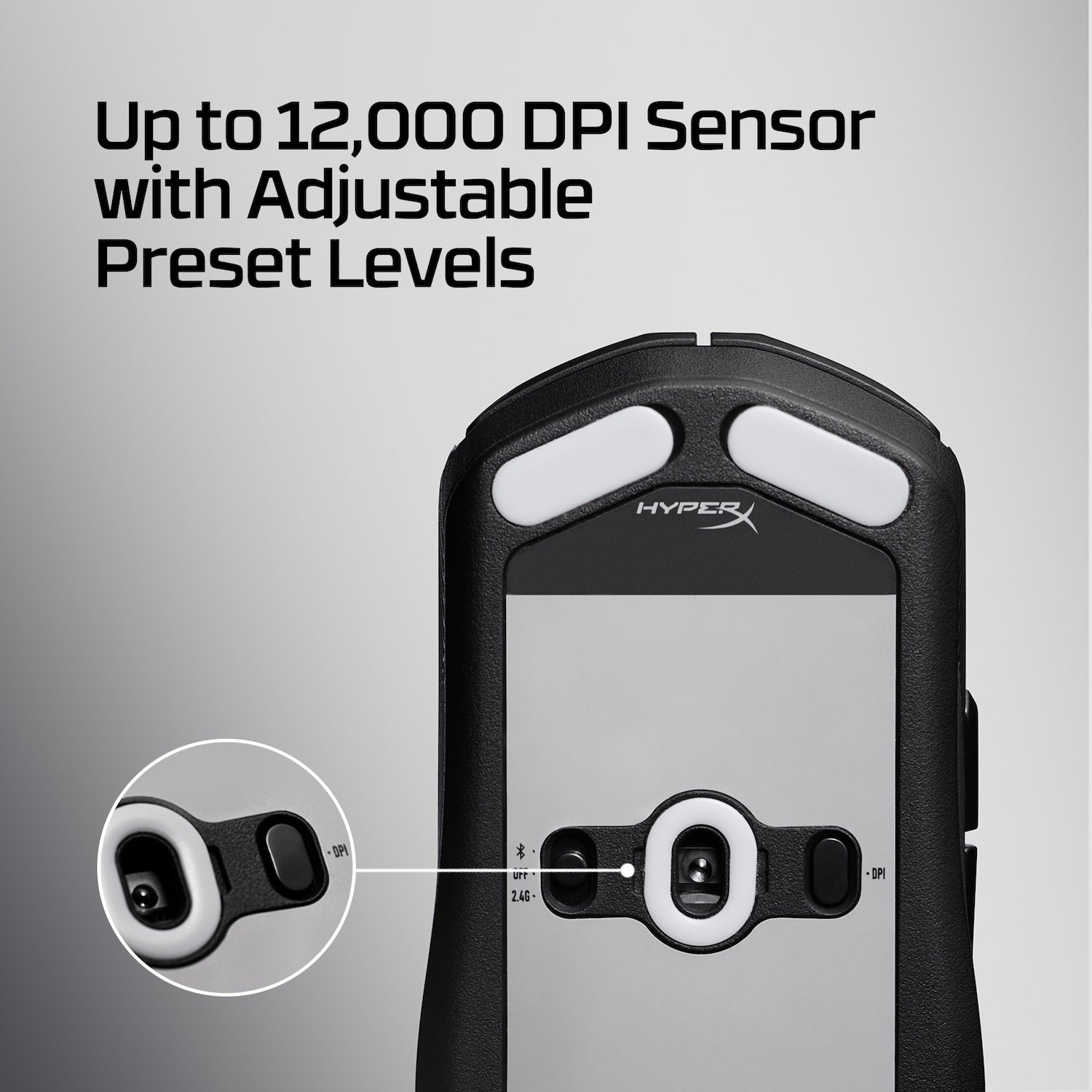 HyperX Pulsefire Fuse Wireless Gaming Mouse (Black) - 01