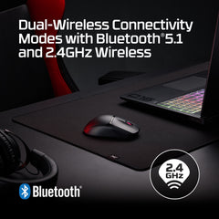 HyperX Pulsefire Fuse Wireless Gaming Mouse (Black) - 06