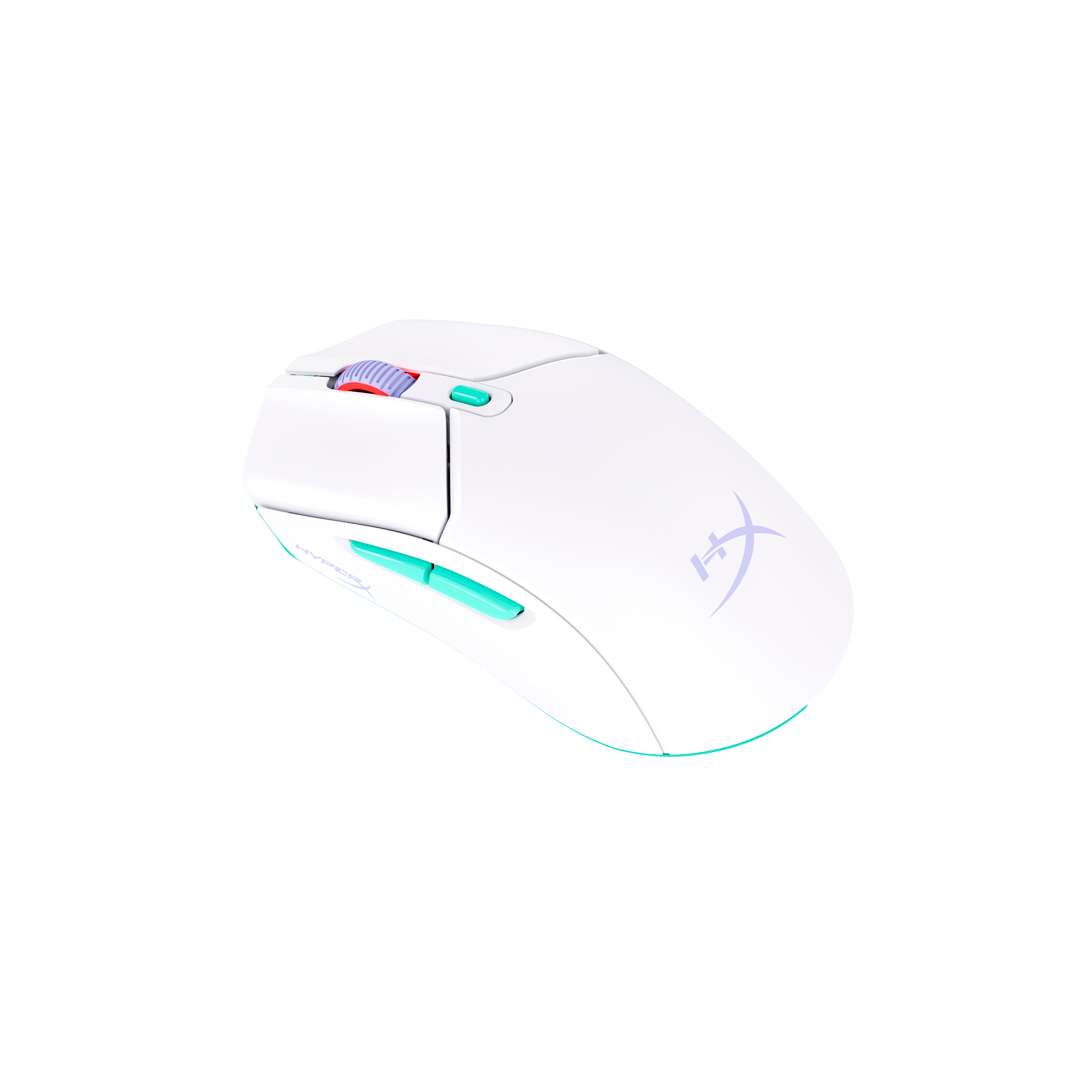 HyperX Pulsefire Haste 2 Core Wls - Gaming Mouse (Wht/Grn/Pur) - 02