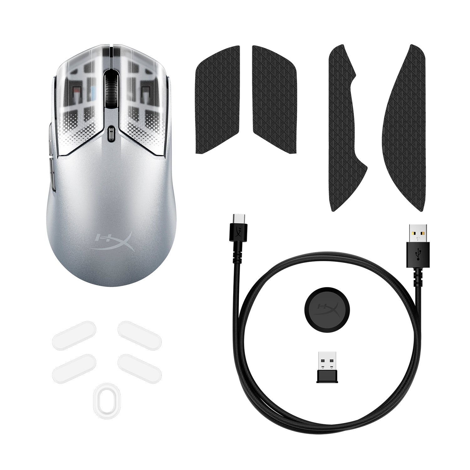HyperX Pulsefire Haste 2 S Silver Wireless Gaming Mouse - 08