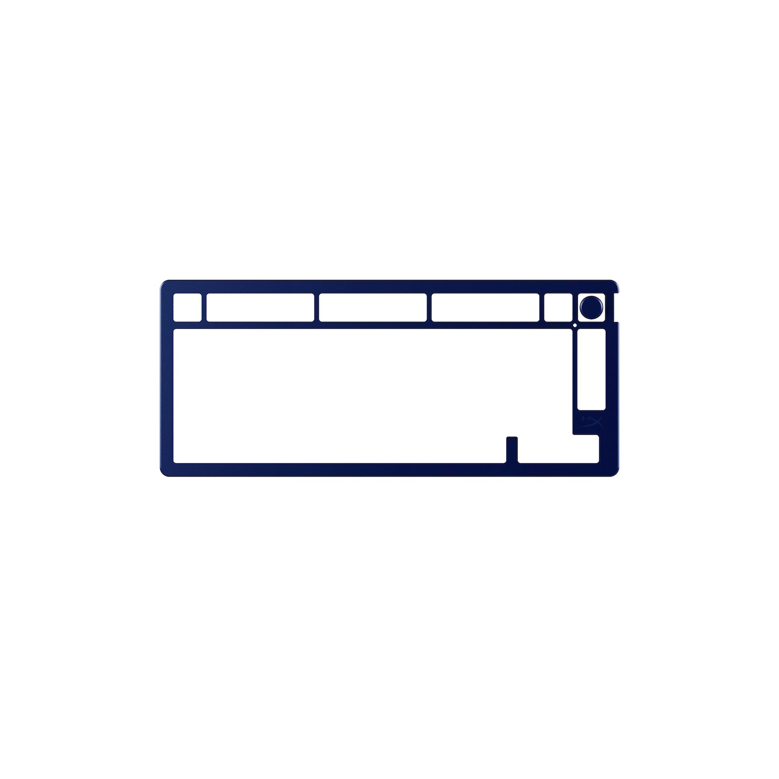 HyperX Alloy Rise 75 Top Plate - Navy Blue - 01