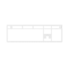 HyperX Alloy Rise Top Plate - White - 01