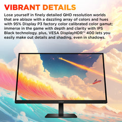 OMEN 27 inch QHD 280Hz Gaming Monitor - OMEN 27qs G2 - 03