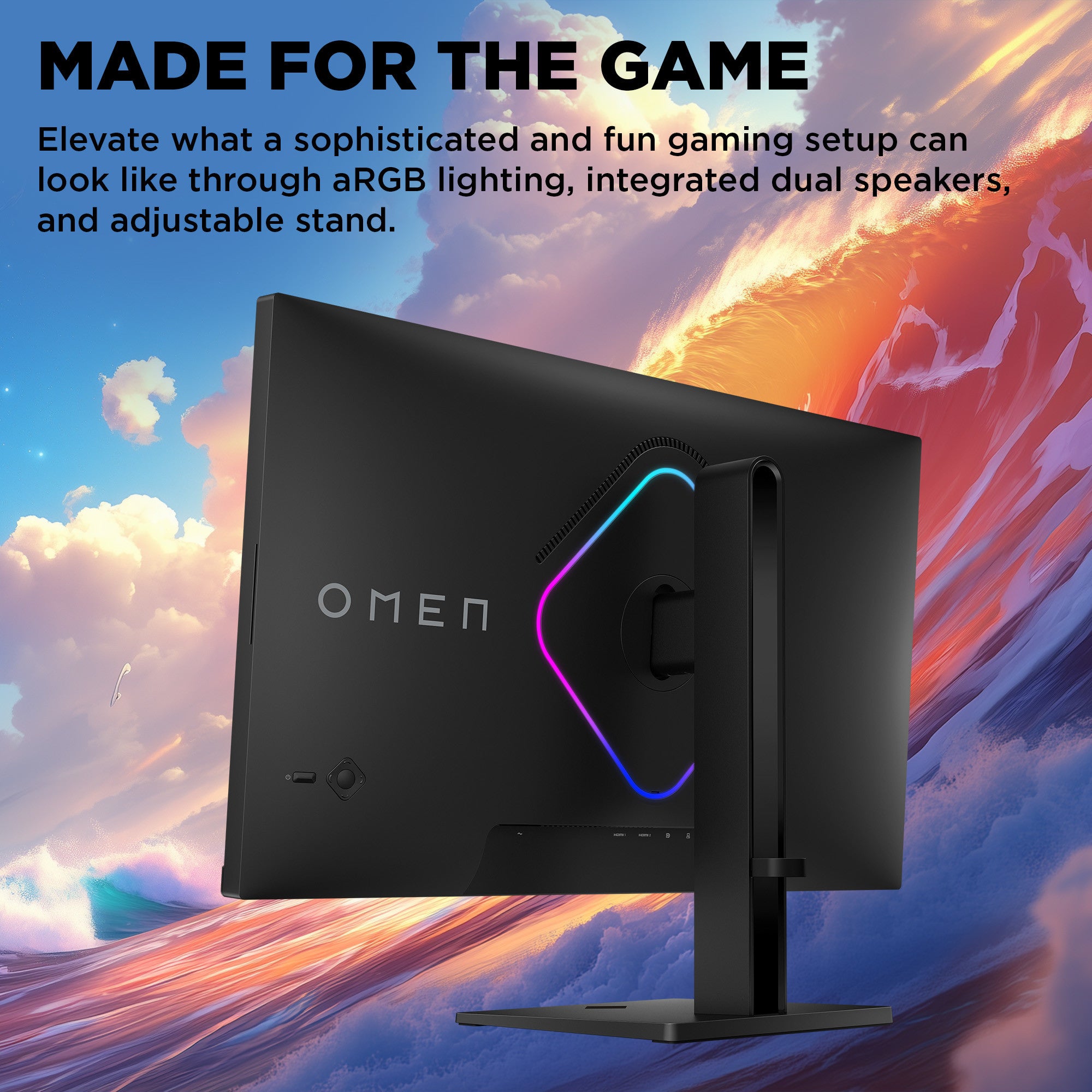 OMEN 27 inch QHD 280Hz Gaming Monitor - OMEN 27qs G2 - 06